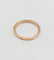 Bague 49.5 Demi-alliance vintage en or rose 18k et rubis 58 Facettes A07413