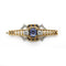 Broche Tank - Broche en or jaune, platine, saphirs et diamants 58 Facettes 260064R
