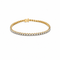 Bracelet Bracelet tennis en or jaune et diamants 58 Facettes 1.0001450/1