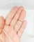 Bague 49.5 Demi-alliance vintage en or 18k et grenats tsavorites 58 Facettes A07414