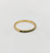 Bague 49.5 Demi-alliance vintage en or 18k et grenats tsavorites 58 Facettes A07414