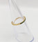 Bague 49.5 Demi-alliance vintage en or 18k et grenats tsavorites 58 Facettes A07414