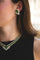 Boucles d'oreilles Piaget - Parure collier et boucles d'oreilles en or jaune, émeraudes et diamants 58 Facettes pi