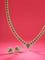 Boucles d'oreilles Piaget - Parure collier et boucles d'oreilles en or jaune, émeraudes et diamants 58 Facettes pi