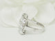 Bague 55 Art Déco - Bague en platine et diamants 58 Facettes 33795