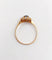Bague 56.5 Bague marguerite antique en or rose 18k, saphir et diamants 58 Facettes A07416