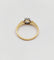 Bague 52 Bague solitaire en or 18k, platine et diamant taille ancienne 58 Facettes A07418