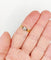 Bague 52 Bague solitaire en or 18k, platine et diamant taille ancienne 58 Facettes A07418