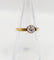 Bague 52 Bague solitaire en or 18k, platine et diamant taille ancienne 58 Facettes A07418