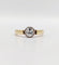 Bague 52 Bague solitaire en or 18k, platine et diamant taille ancienne 58 Facettes A07418