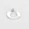 Boucles d'oreilles Dinh Van Cible - Boucles d'oreilles en or blanc 58 Facettes B240078