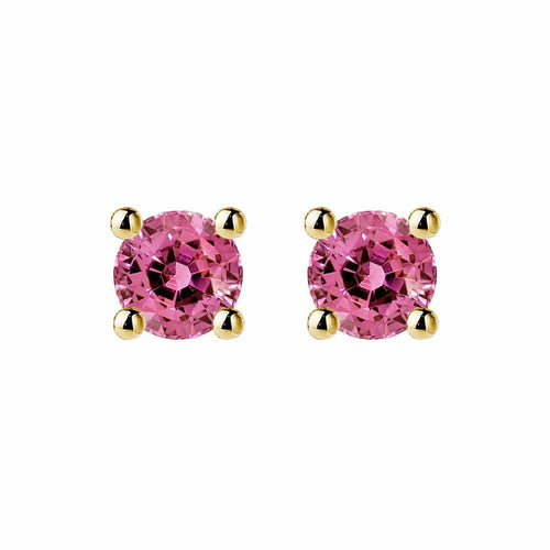 Boucles d'oreilles Single Tulip - Boucles d'oreilles en or 18K et tourmalines roses 58 Facettes GER1335PK