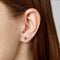 Boucles d'oreilles Single Tulip - Boucles d’oreilles en or 18 carats et tourmalines roses 58 Facettes GER1335PK