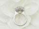 Bague 54 Bague marguerite ancienne en or blanc et diamants 58 Facettes 33796