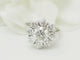 Bague 54 Bague marguerite ancienne en or blanc et diamants 58 Facettes 33796
