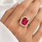 Bague 55 Bague Art nouveau en or jaune, rubis de Verneuil et diamants 58 Facettes 33793