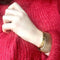 Bracelet Bracelet manchette souple tressé en or jaune 18K 58 Facettes REF2366-88