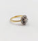 Bague 50.5 Bague marguerite en or 18k, platine et diamants 58 Facettes A07422