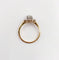 Bague 50.5 Bague marguerite en or 18k, platine et diamants 58 Facettes A07422