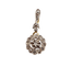 Pendentif marguerite vers 1900 en or 18k et diamants taille rose