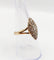 Bague 56 Bague marquise victorienne en or 18k et diamants taille rose 58 Facettes A07428
