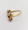 Bague 55.5 Bague marquise antique en or 18K, saphir et diamants 58 Facettes A07429