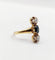 Bague 55.5 Bague marquise antique en or 18K, saphir et diamants 58 Facettes A07429