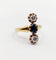 Bague 55.5 Bague marquise antique en or 18K, saphir et diamants 58 Facettes A07429