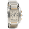 Montre Cartier Tank Française - Montre en or jaune, acier et diamants 58 Facettes MT46799