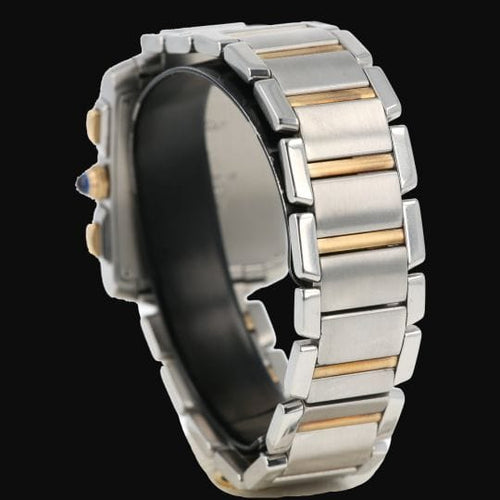 Montre Cartier Tank Française - Montre en or jaune et acier 58 Facettes MT46799