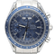 Montre Omega Speedmaster - Montre Day-Date chronographe 40 mm en acier 58 Facettes MT46627