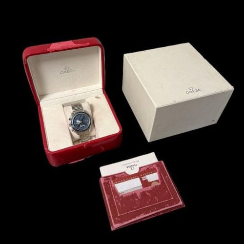 Montre Omega Speedmaster - Montre Day-Date chronographe 40 mm en acier 58 Facettes MT46627
