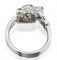 Bague 53 Cartier Panthère - Bague en or gris, diamants, émeraudes et onyx 58 Facettes jnci105