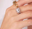 Bague 53 Cartier Panthère - Bague en or gris, diamants, émeraudes et onyx 58 Facettes jnci105