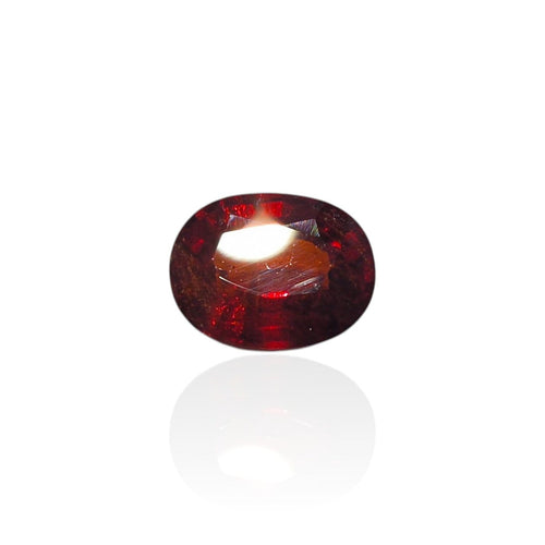 Pendentif Grenat spessartite - Pierre ovale mixte de Zambie 4,31 ct 58 Facettes #26-116-GRSPOV