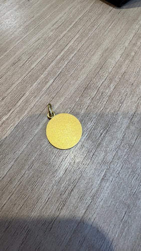 Pendentif Becker - Médaille Chrisme en or jaune 58 Facettes Médaille 001