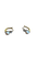 Boucles d'oreilles dormeuses en or jaune, perles et diamants