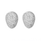 Boucles d'oreilles Boucles d'oreilles pavées de diamants en or blanc 58 Facettes B260377