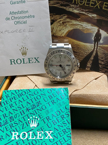 Montre Rolex Explorer II - Montre en acier 58 Facettes Rolex-001