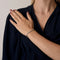Bracelet Bracelet ligne en platine et or gris avec diamants 58 Facettes B260376