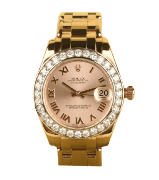 Montre Rolex Datejust - Montre 34 mm en or rose et diamants 58 Facettes MONTRROLEX10582-107
