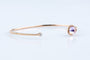 Bracelet Bracelet améthyste cabochon et diamant en or jaune 18K 58 Facettes BRAMTCB895-107