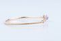 Bracelet Bracelet améthyste cabochon et diamant en or jaune 18K 58 Facettes BRAMTCB895-107