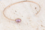 Bracelet Bracelet améthyste cabochon et diamant en or jaune 18K 58 Facettes BRAMTCB895-107