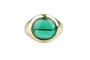 Bague 55 Bague émeraude cabochon en or jaune 18K 58 Facettes CHVEMCC1519-107
