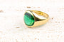 Bague 55 Bague émeraude cabochon en or jaune 18K 58 Facettes CHVEMCC1519-107