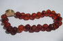 Bracelet Bracelet de perles d’ambre facettées en or rose 58 Facettes Bracelet