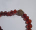 Bracelet Bracelet de perles d’ambre facettées en or rose 58 Facettes Bracelet
