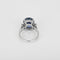 Bague 52 Bague saphir Ceylan non chauffé en or blanc et diamants 58 Facettes MDG-1