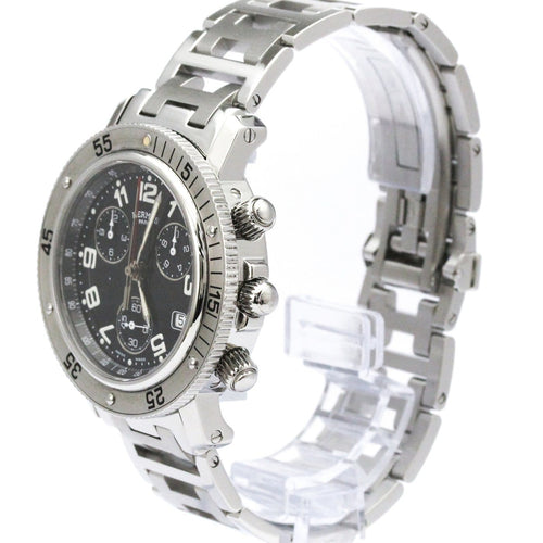 Hermès Clipper Diver - Montre chronographe quartz en acier 58 Facettes hl0xgyk0dn